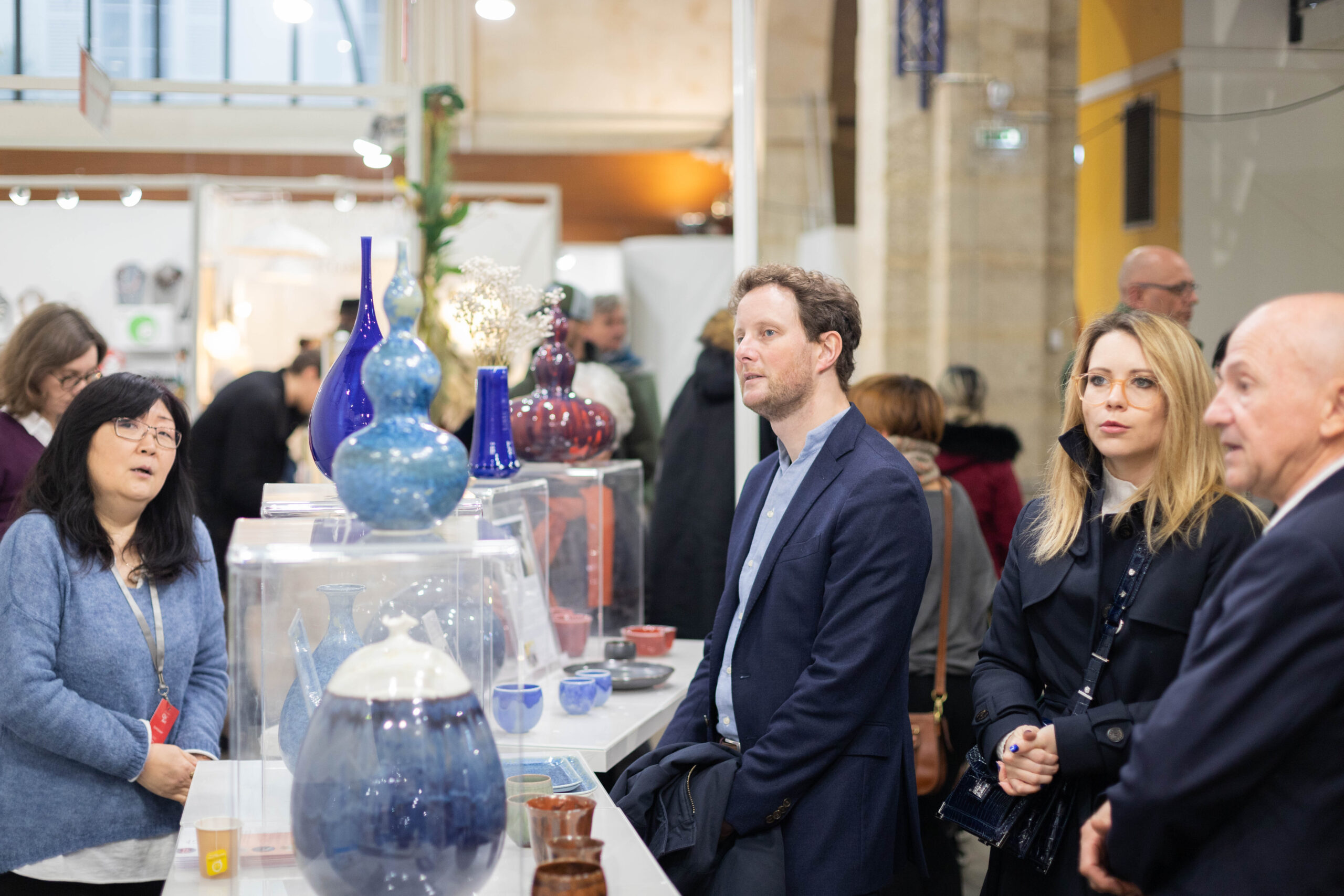 Clément Beaune visite Ob’Art Paris