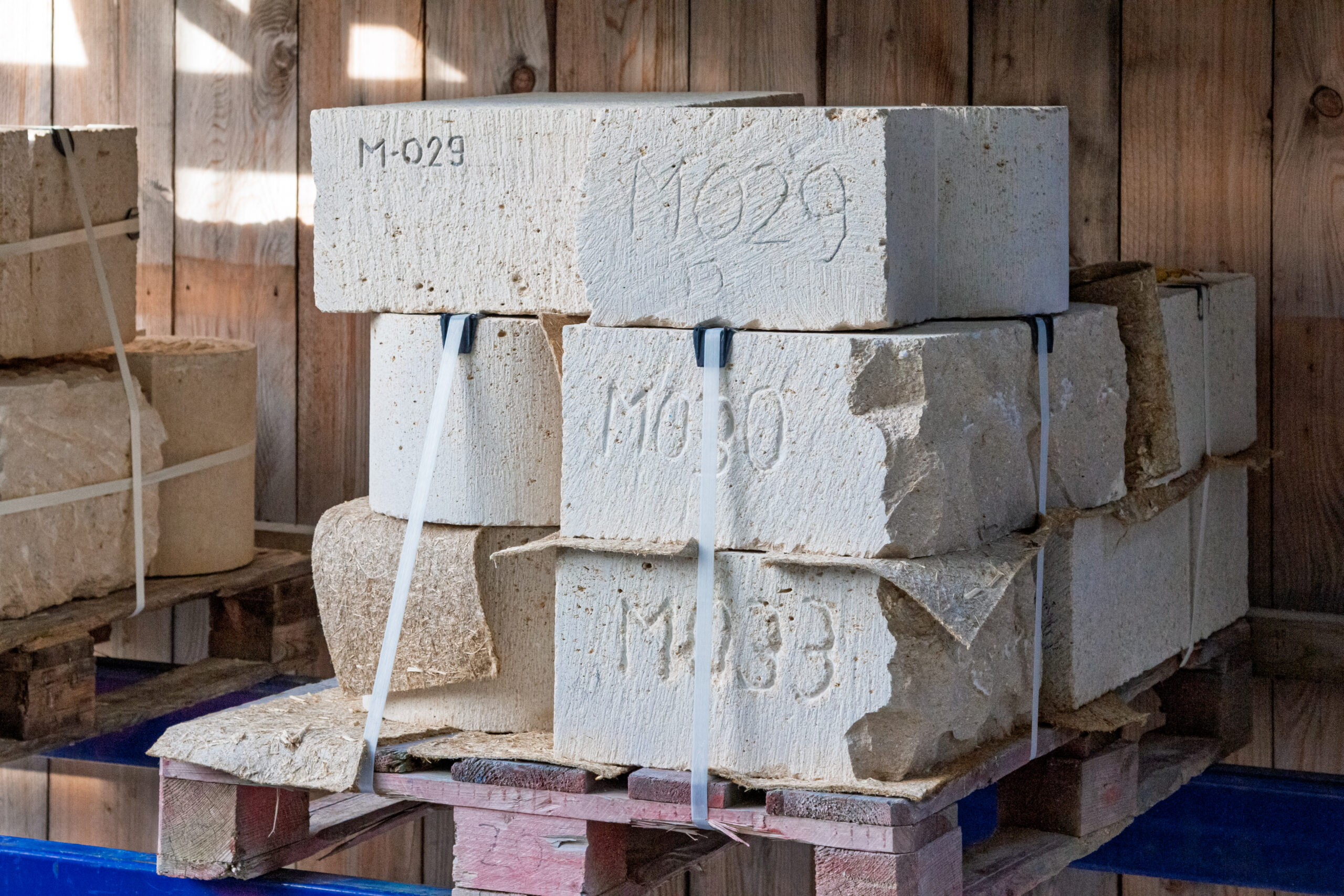 Bloc de pierre dans le cadre d’un chantier patrimoniale