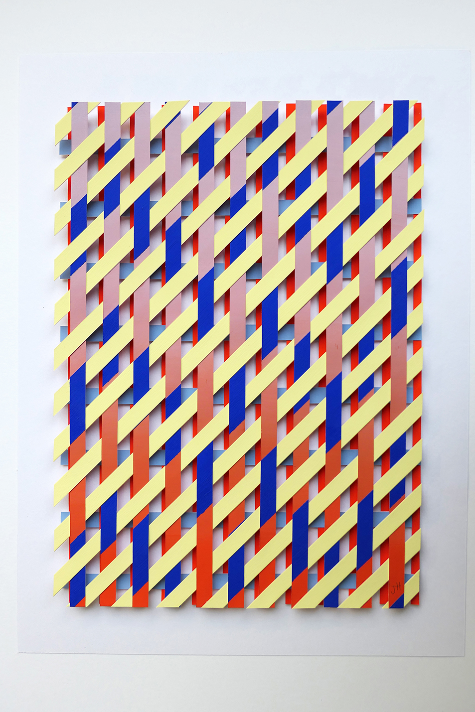 Travail du papier superposé et coloré