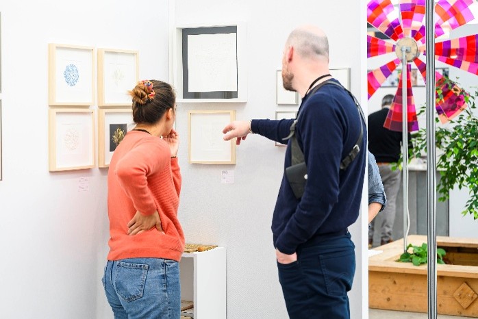 CVB présentant son travail à Ob’Art Plaine Commune